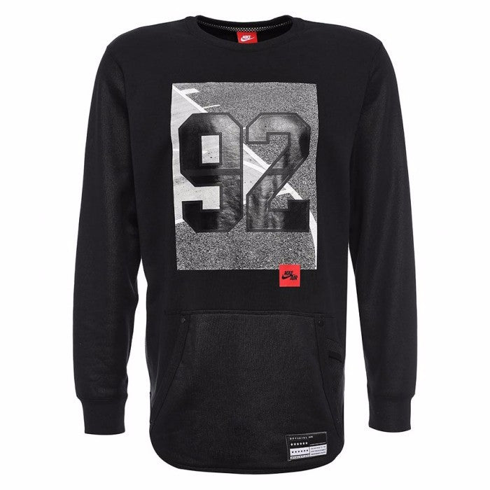 nike air crew sweatshirt black