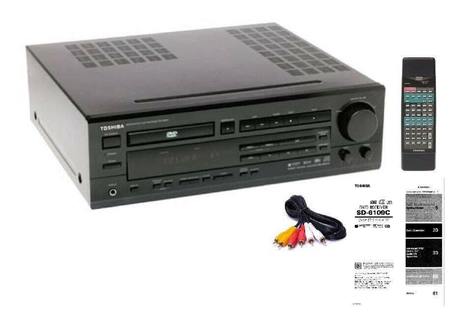 Toshiba SD-6109 DVD CD Player & 5.1 FM AM Integrated Receiver Sale