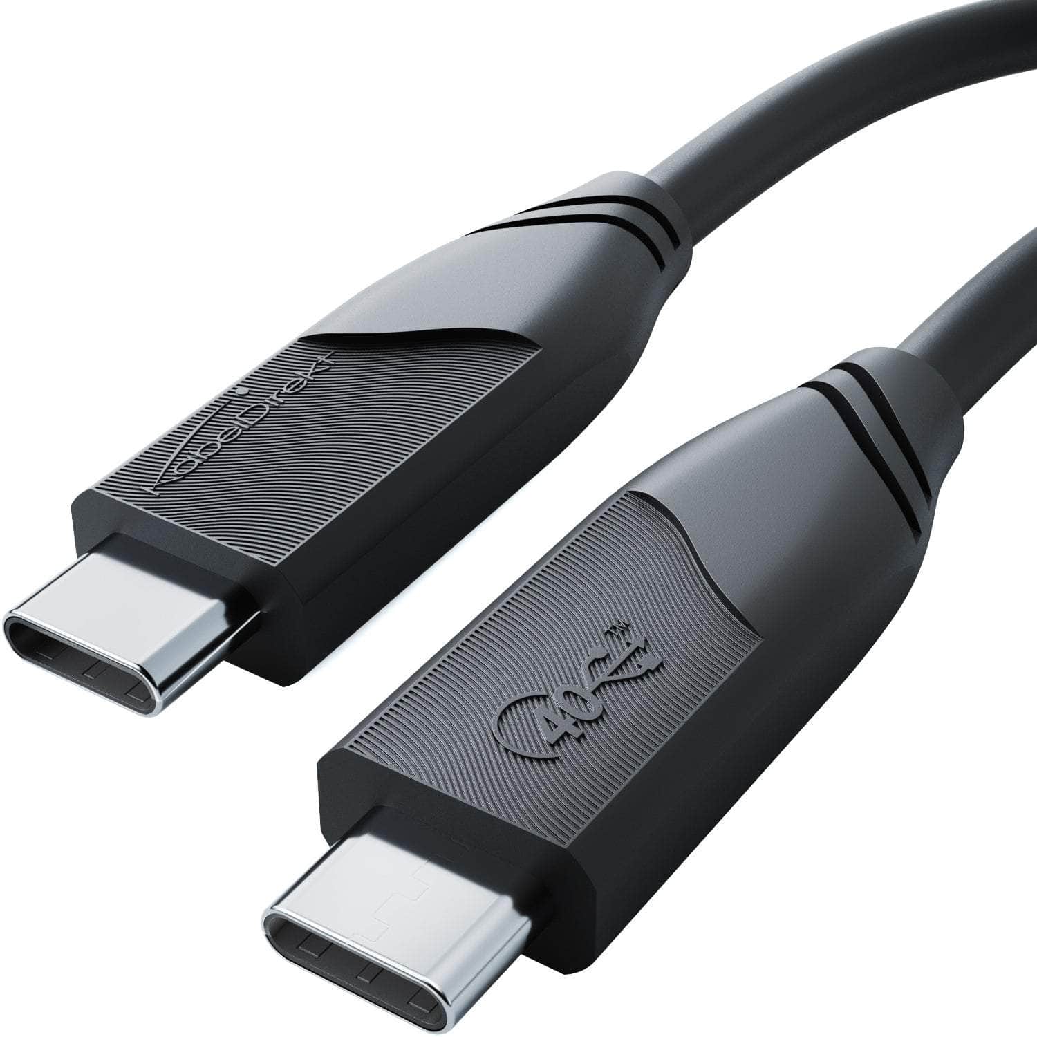 USB C Cable - USB 4.0, Power Delivery 3, 4, black - KabelDirekt