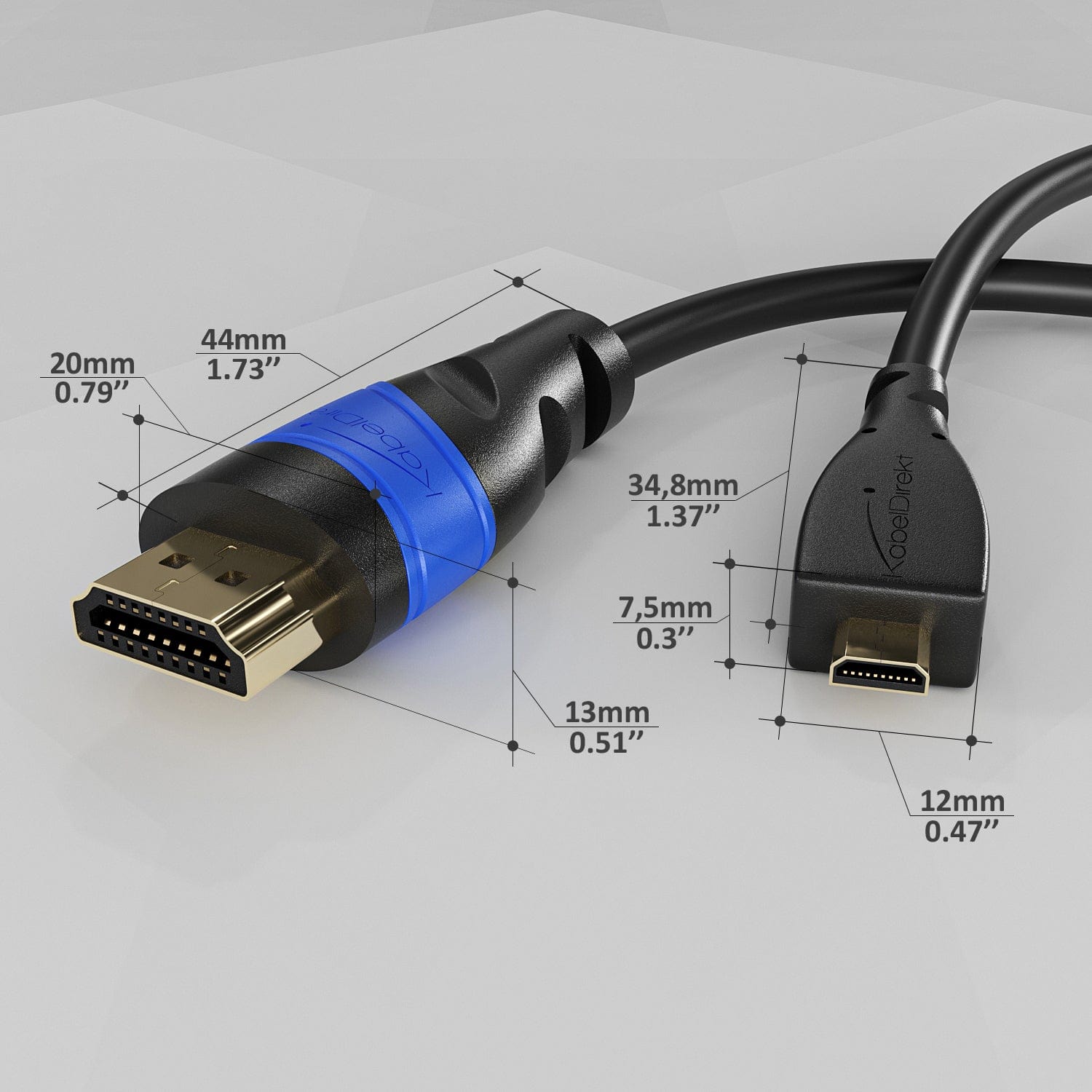 Micro HDMI Cable - Flex Series -
