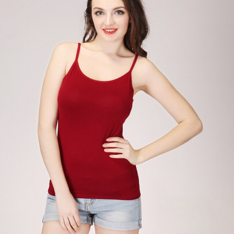 Camisole Shapewear Tank Top With Built-In-Bra– CurvyPower