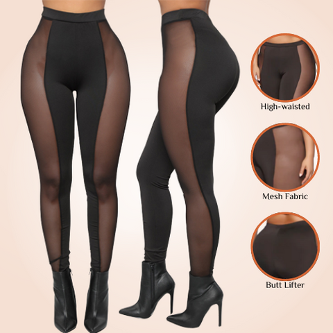 S Curve Mesh Leggings