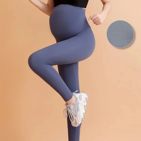 High Waist Belly Band Maternity Sports Leggings– Curvypower