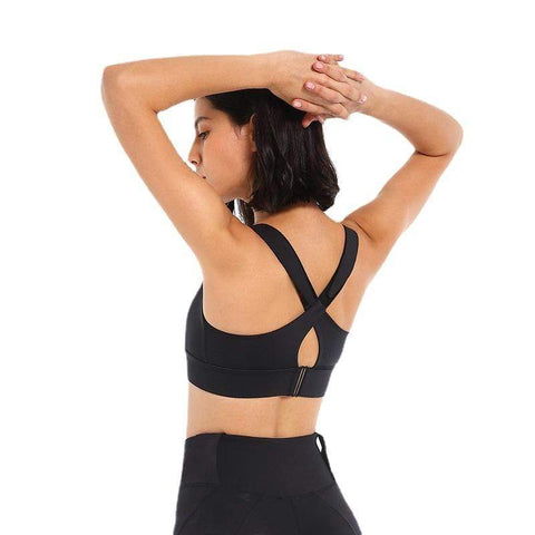 High Impact Shock Absorber Sports Bra with adjustable straps