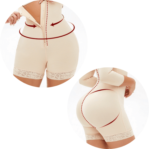 Body Short Amincissant Du Corps Et Des Bras Pour Femmes