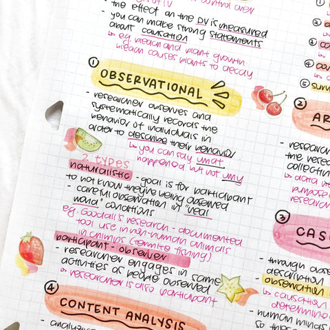 A Three-Color Note-Taking Process 