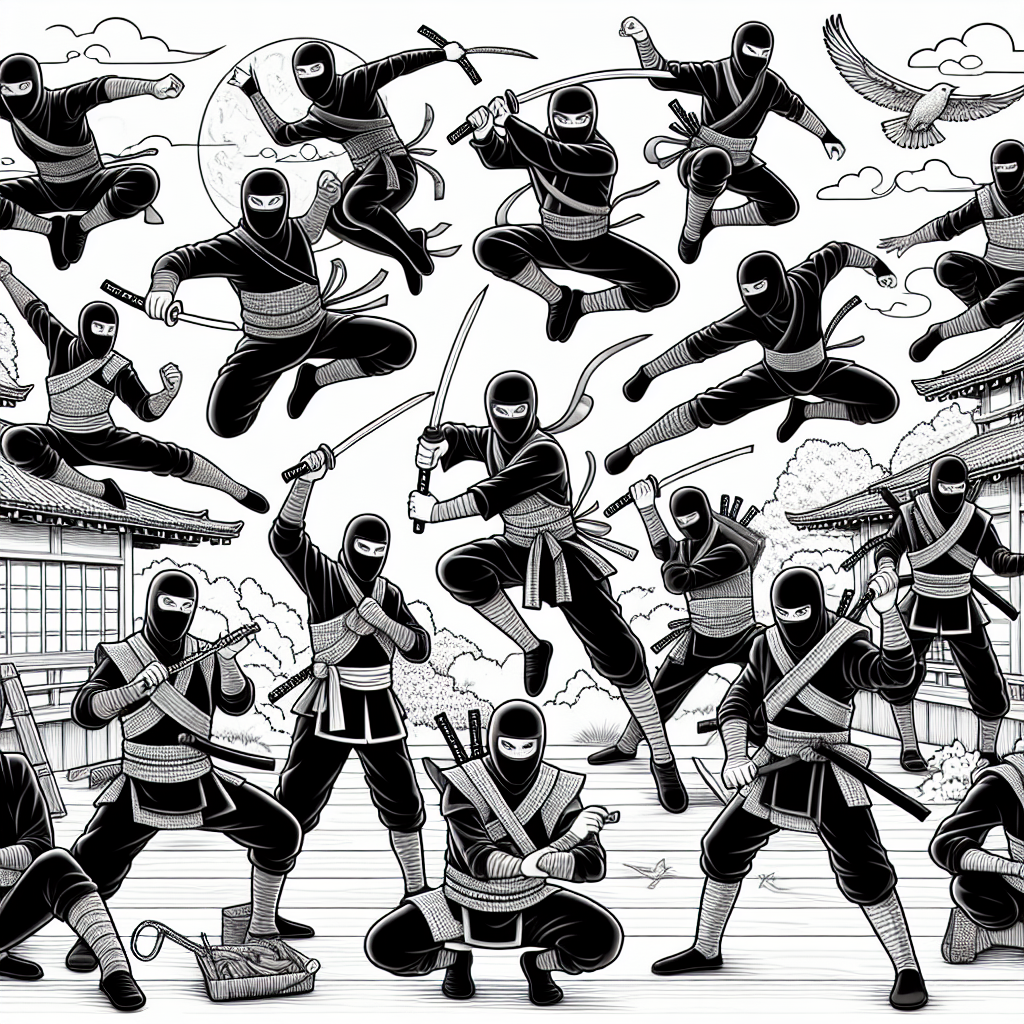 ninja coloring pages