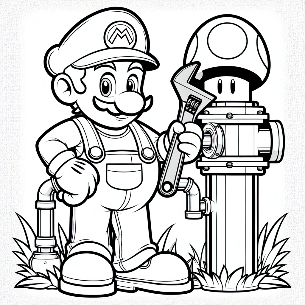 mario coloring pages