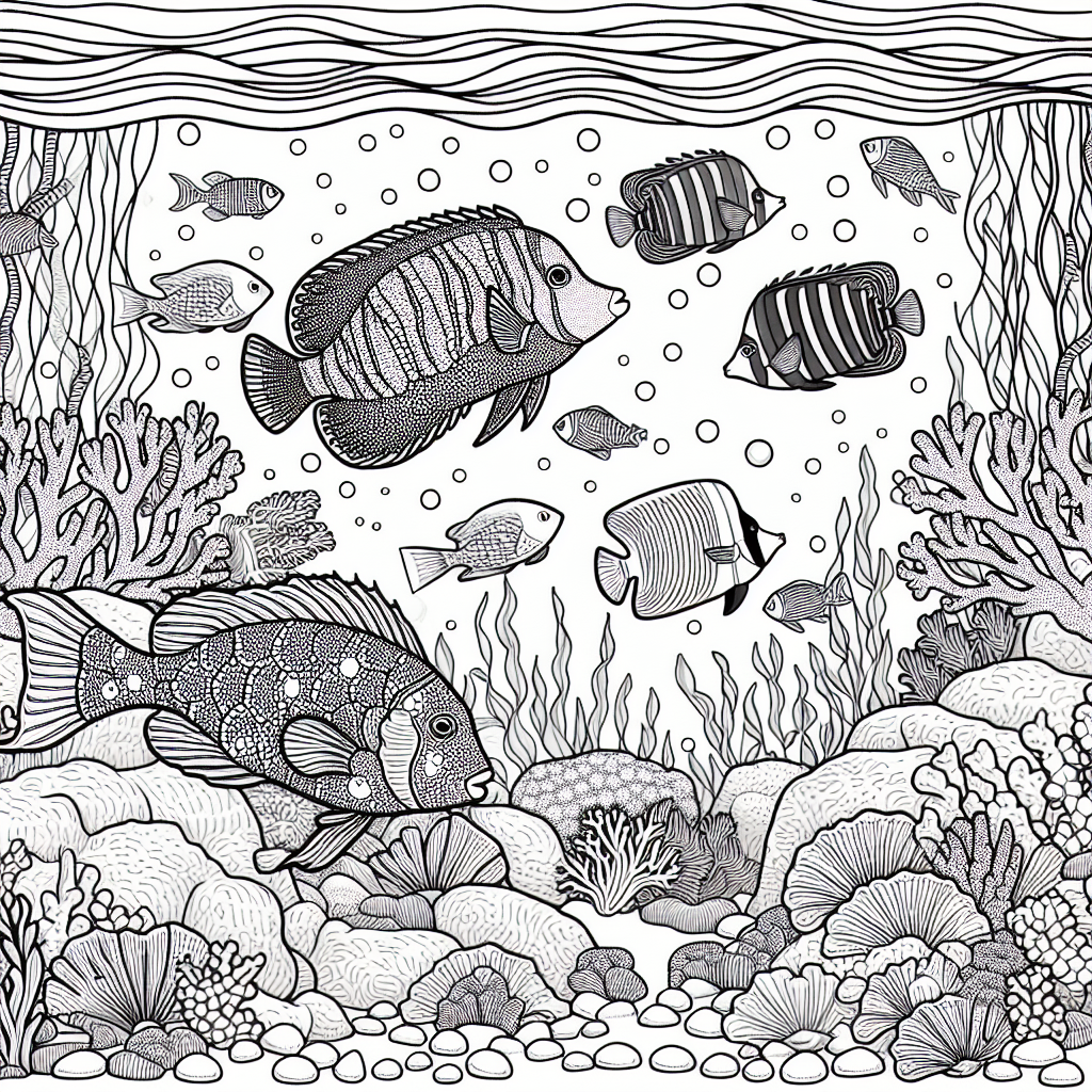 fish coloring pages