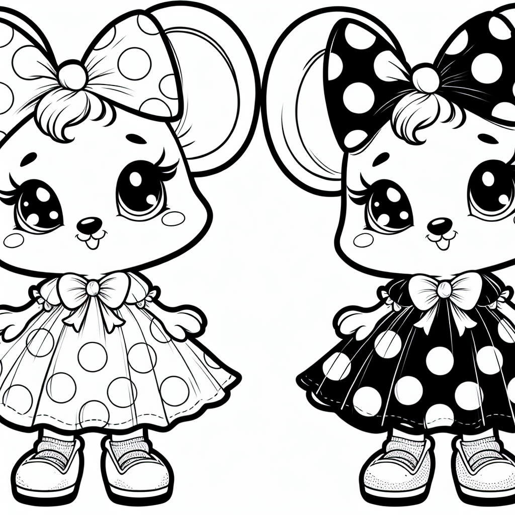 minnie mouse coloring pages