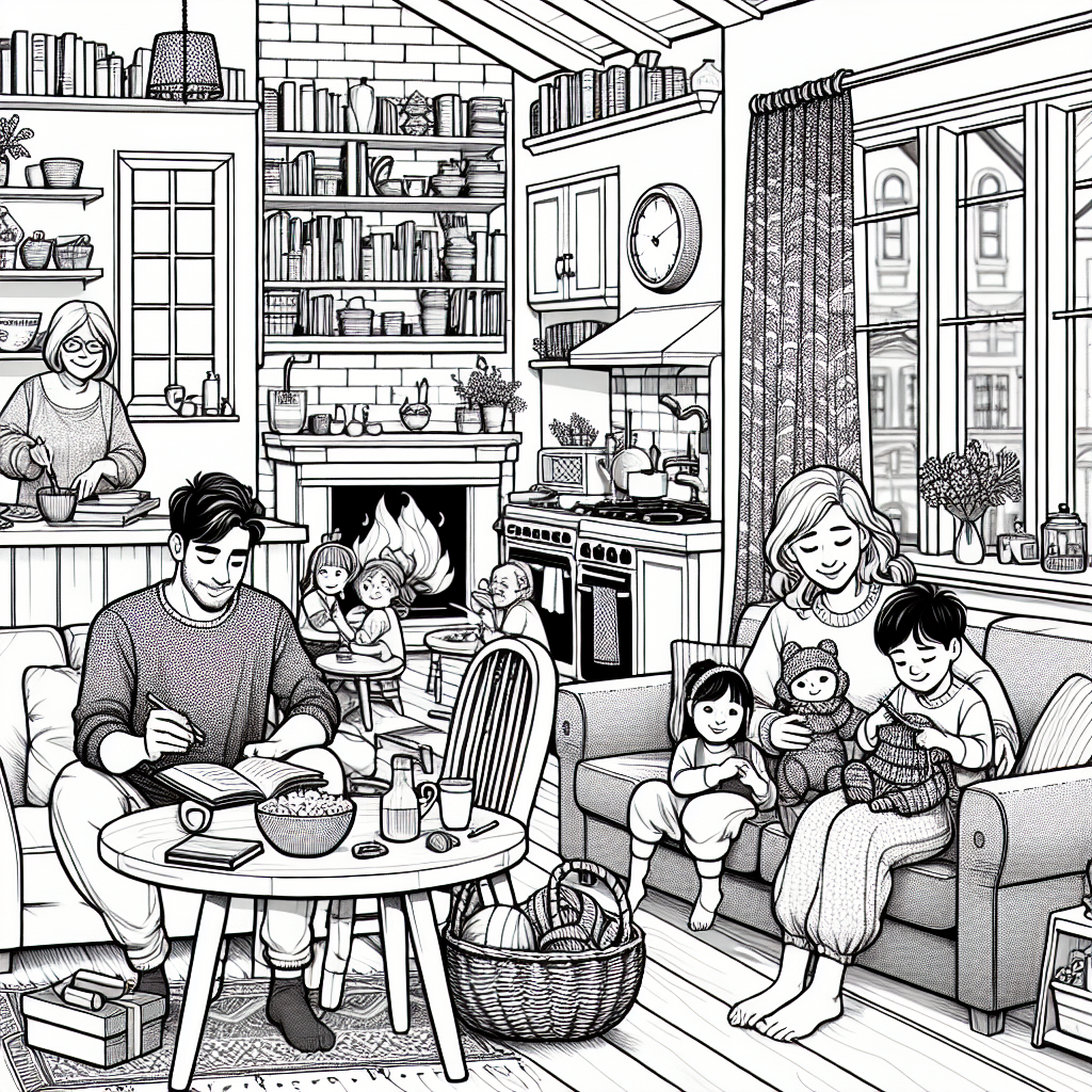 family coloring pages