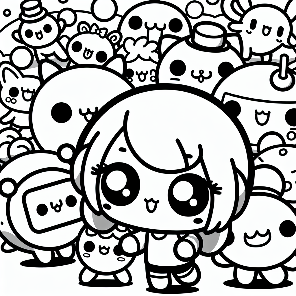 sanrio coloring pages