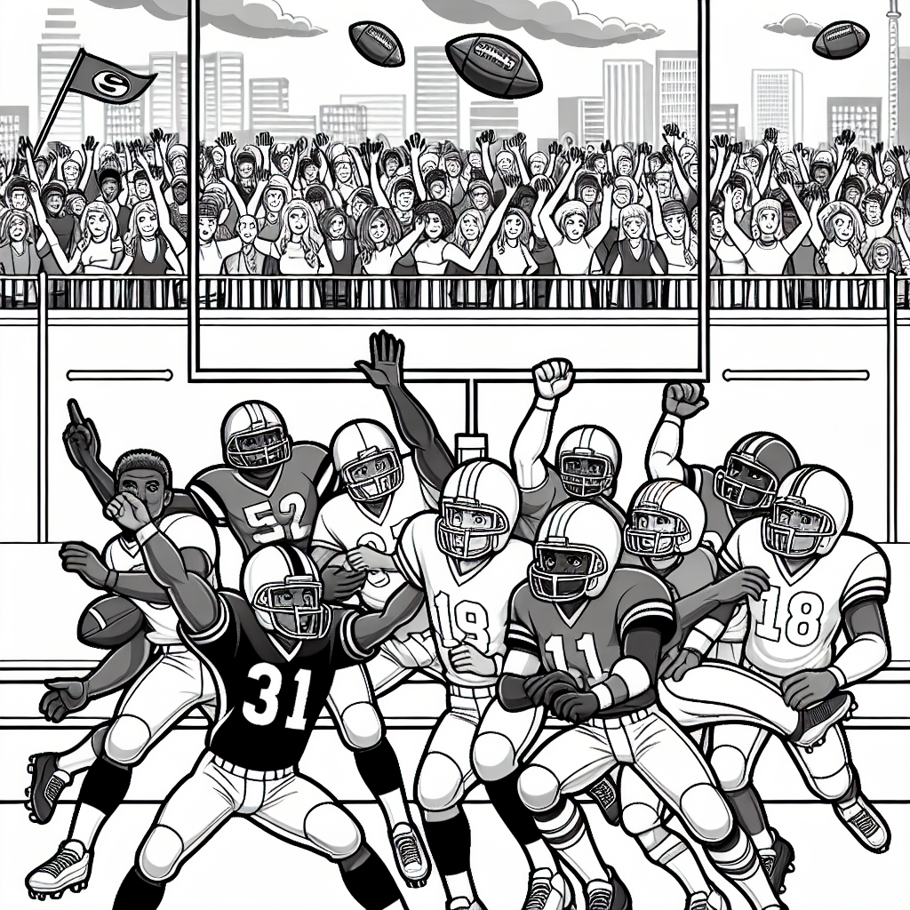 football coloring pages