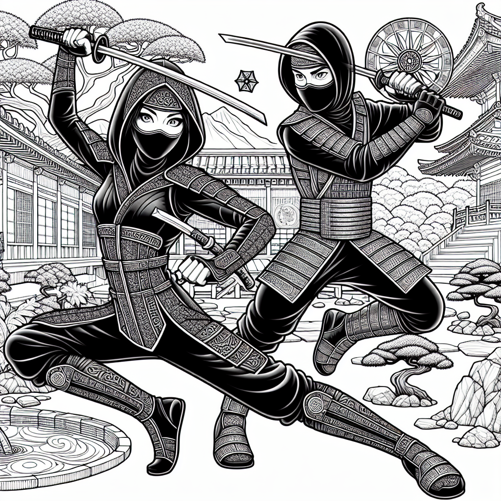 ninja coloring pages