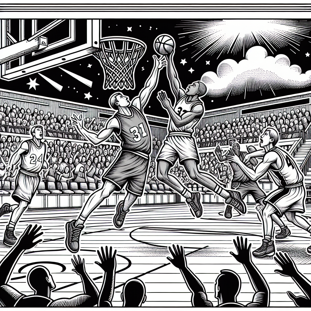 basketball coloring pages