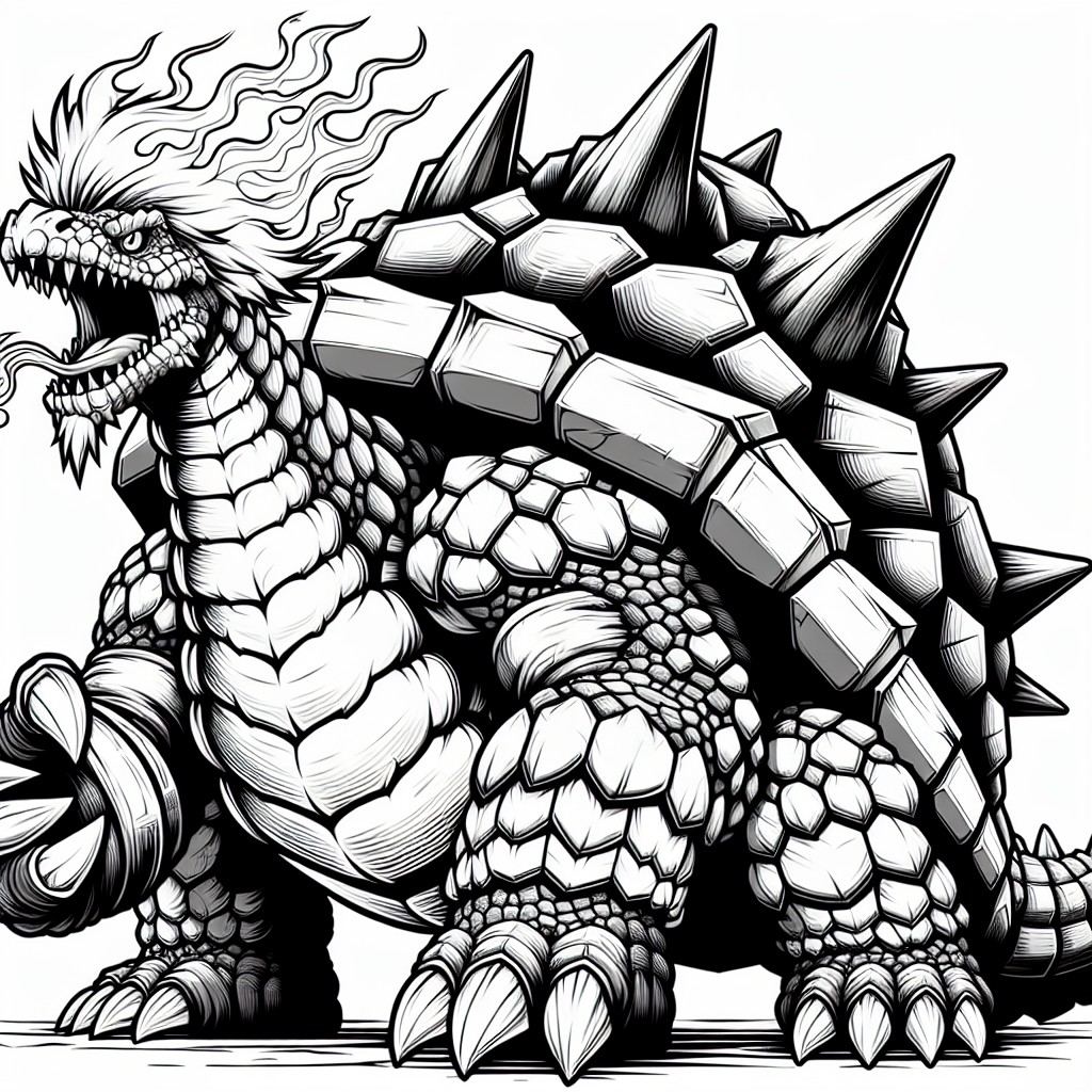 bowser coloring pages