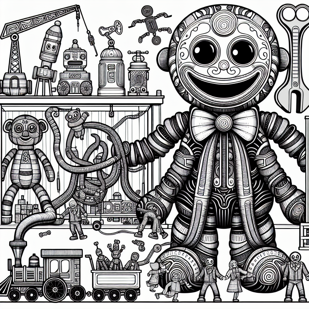 poppy playtime coloring pages