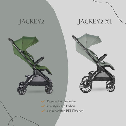 Easywalker Jackey2 vs. Jackey2 XL