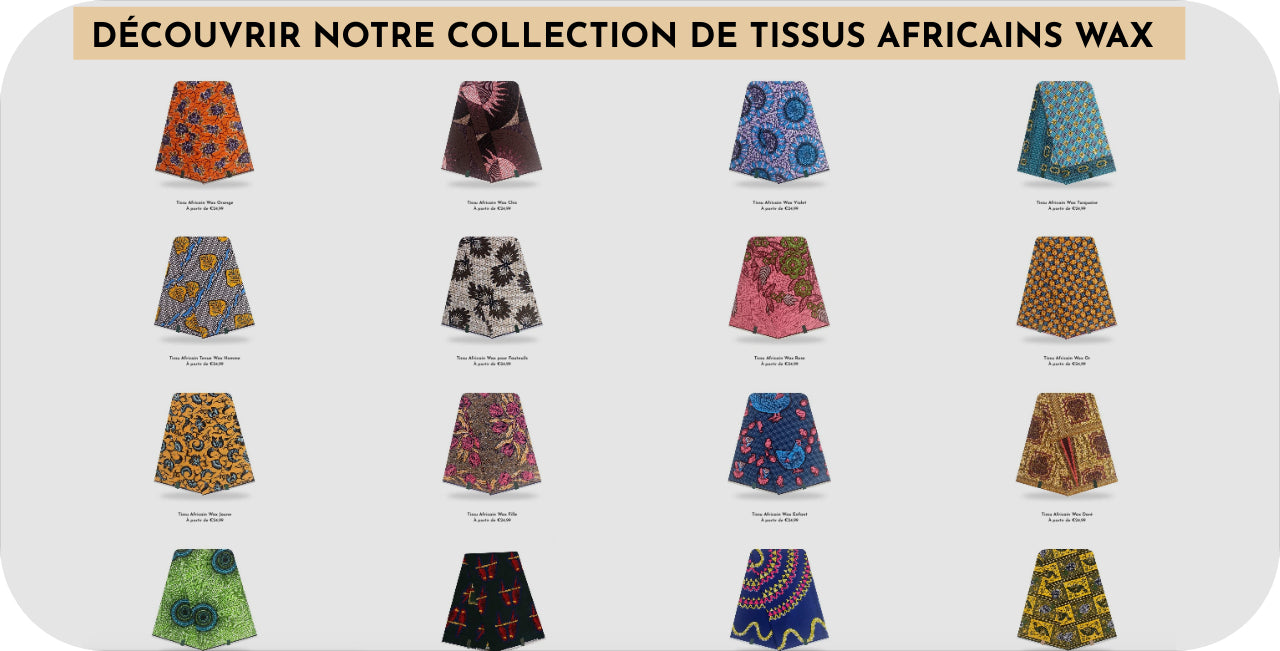 Catalogue de tissus africains wax