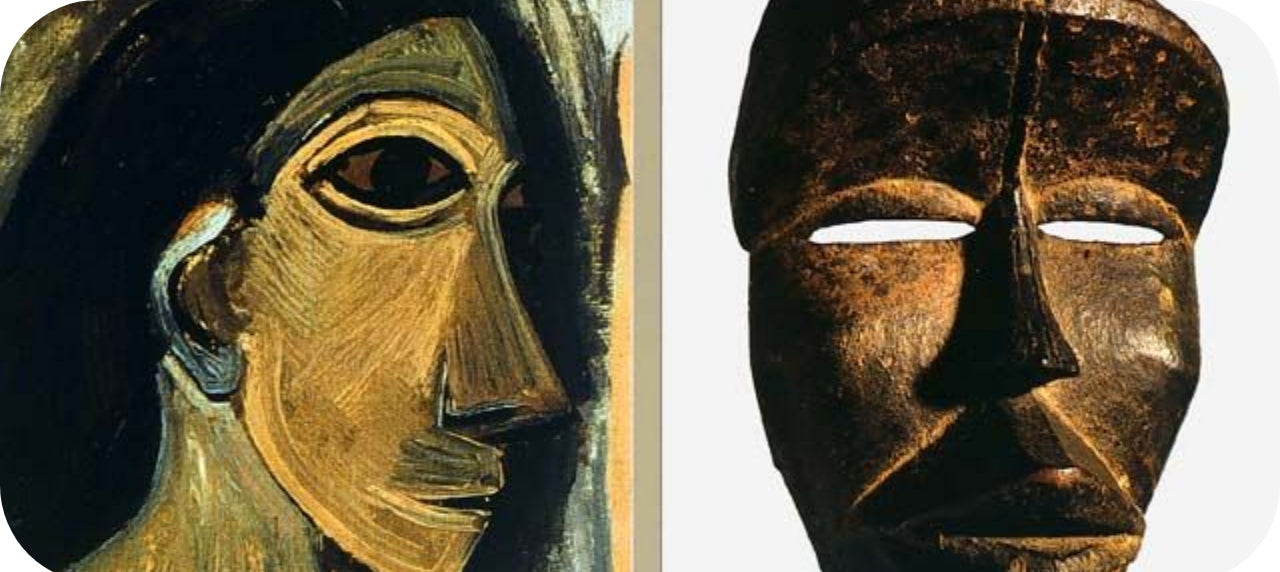 Le projet picasso - masque africain