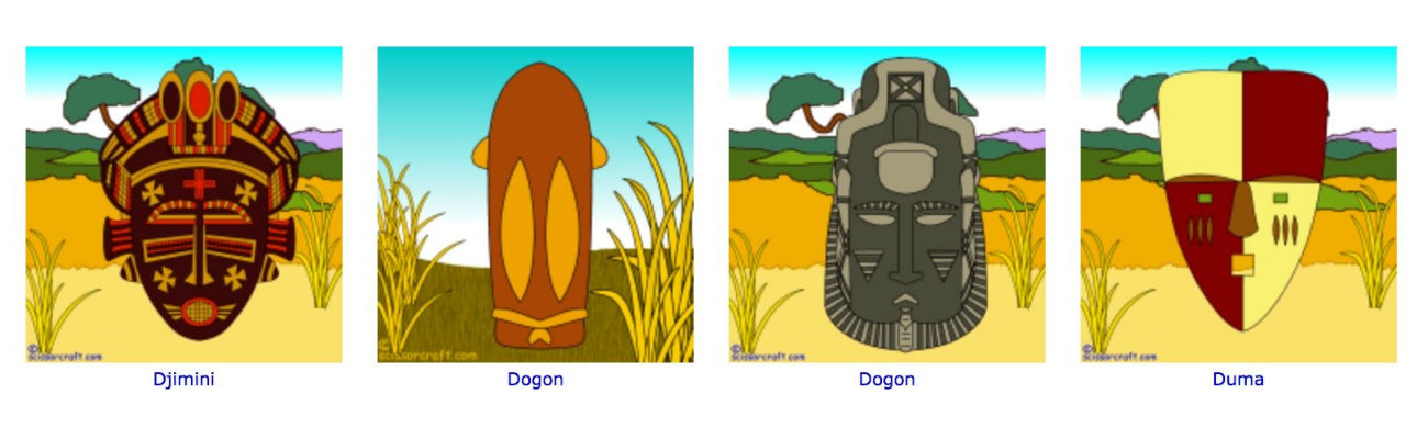 Type of African masks - Dogon