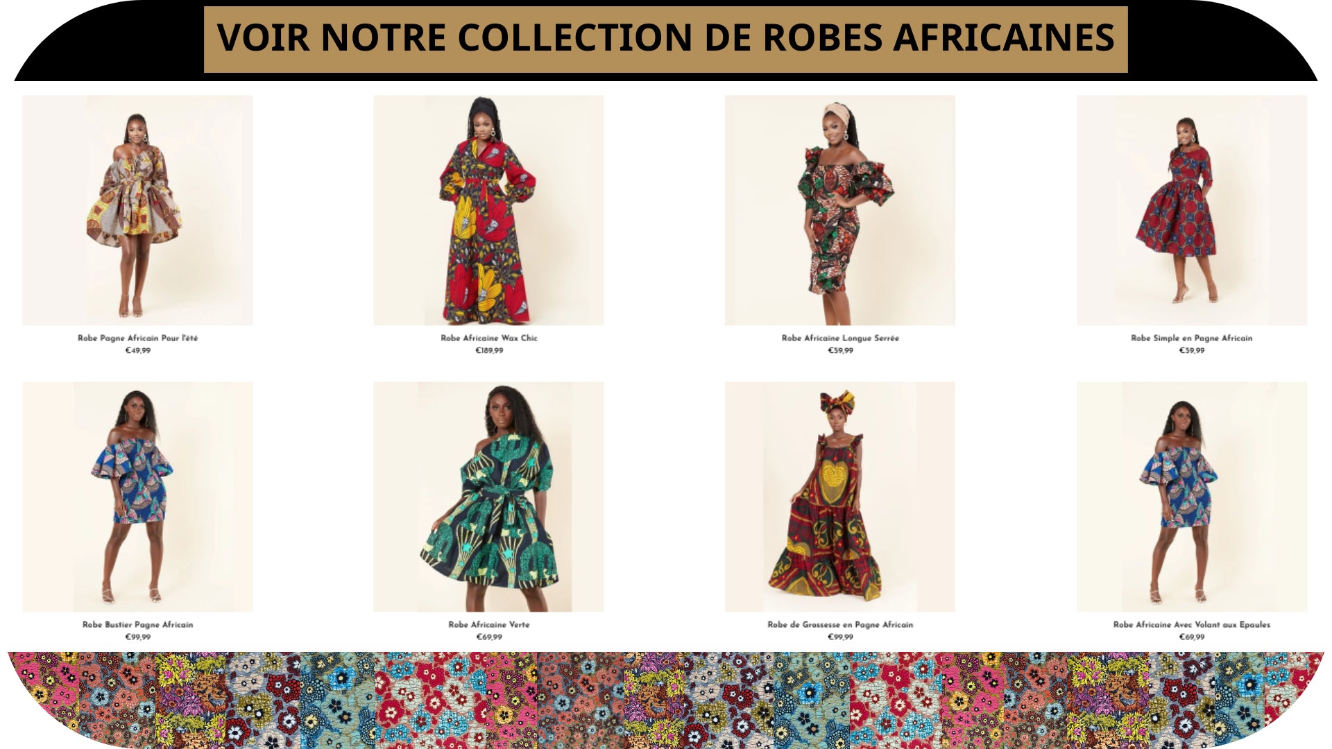 Collection robe africaine - Royaume d'Afrique