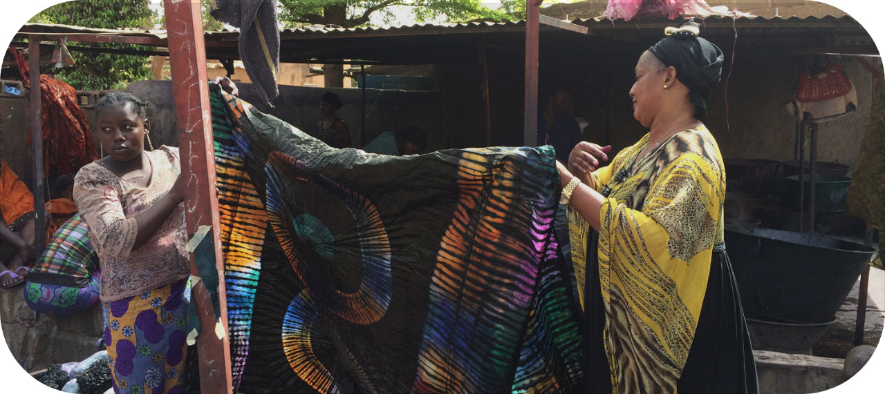 Batik in West-Afrika - Koninkrijk Afrika