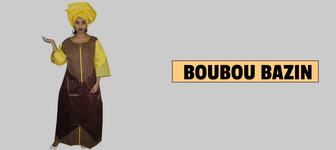 Grote bazin boubou voor dames