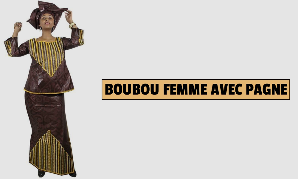 Afrikansk boubou for kvinner 2 stk