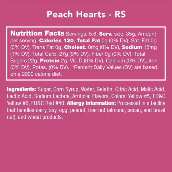 Candy Club: Peach Hearts