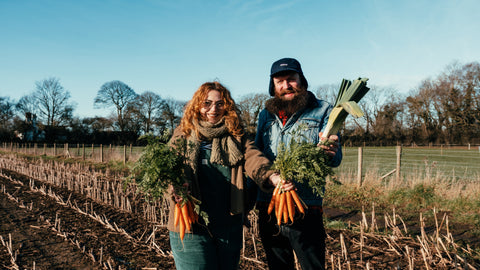 TFS Team picking veg