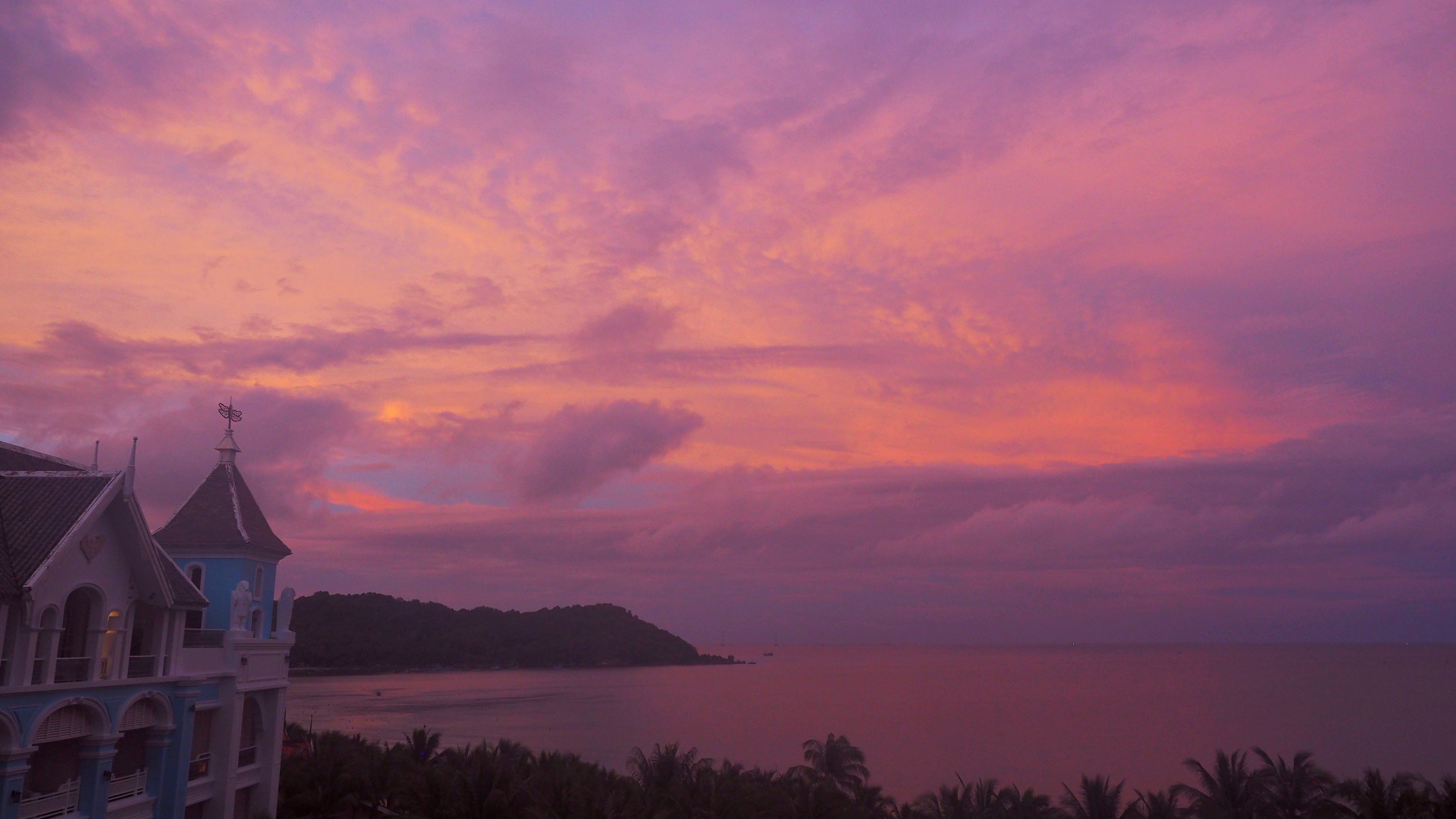 Sunrise over Emerald Bay in Phu Quoc Vietnam
