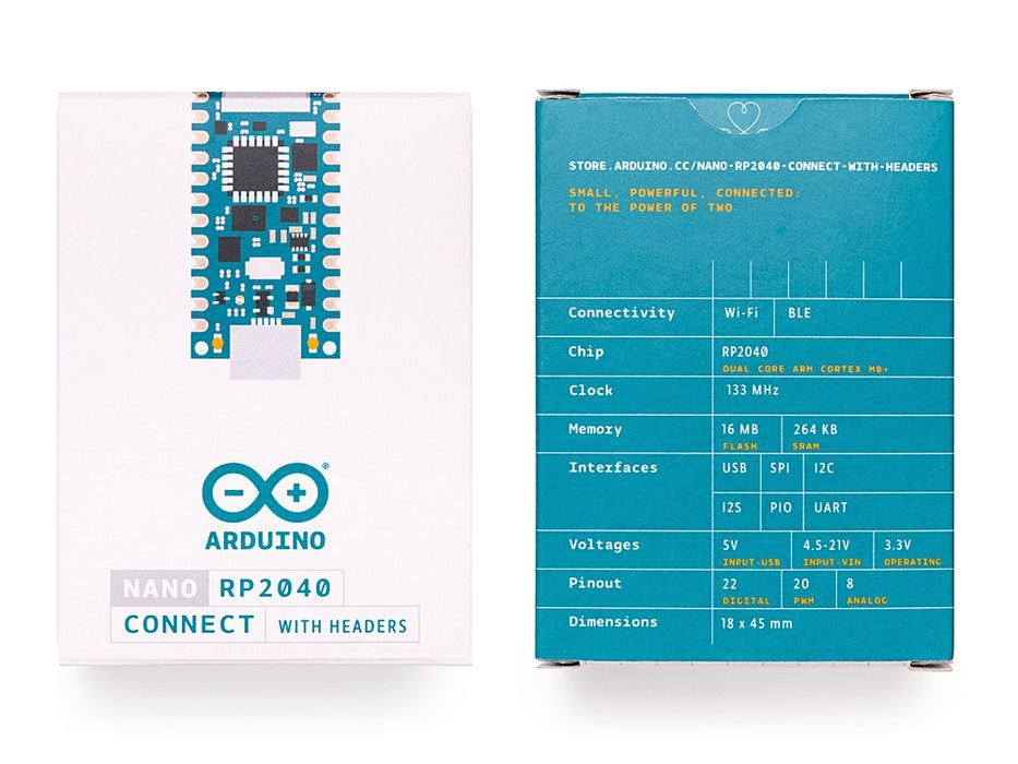 Arduino Nano Rp2040 Connect With Headers — Arduino Online Shop 4749