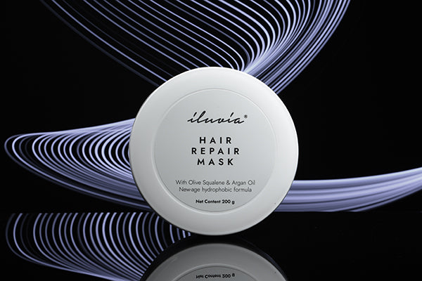 Matted hair treatment with hair mask