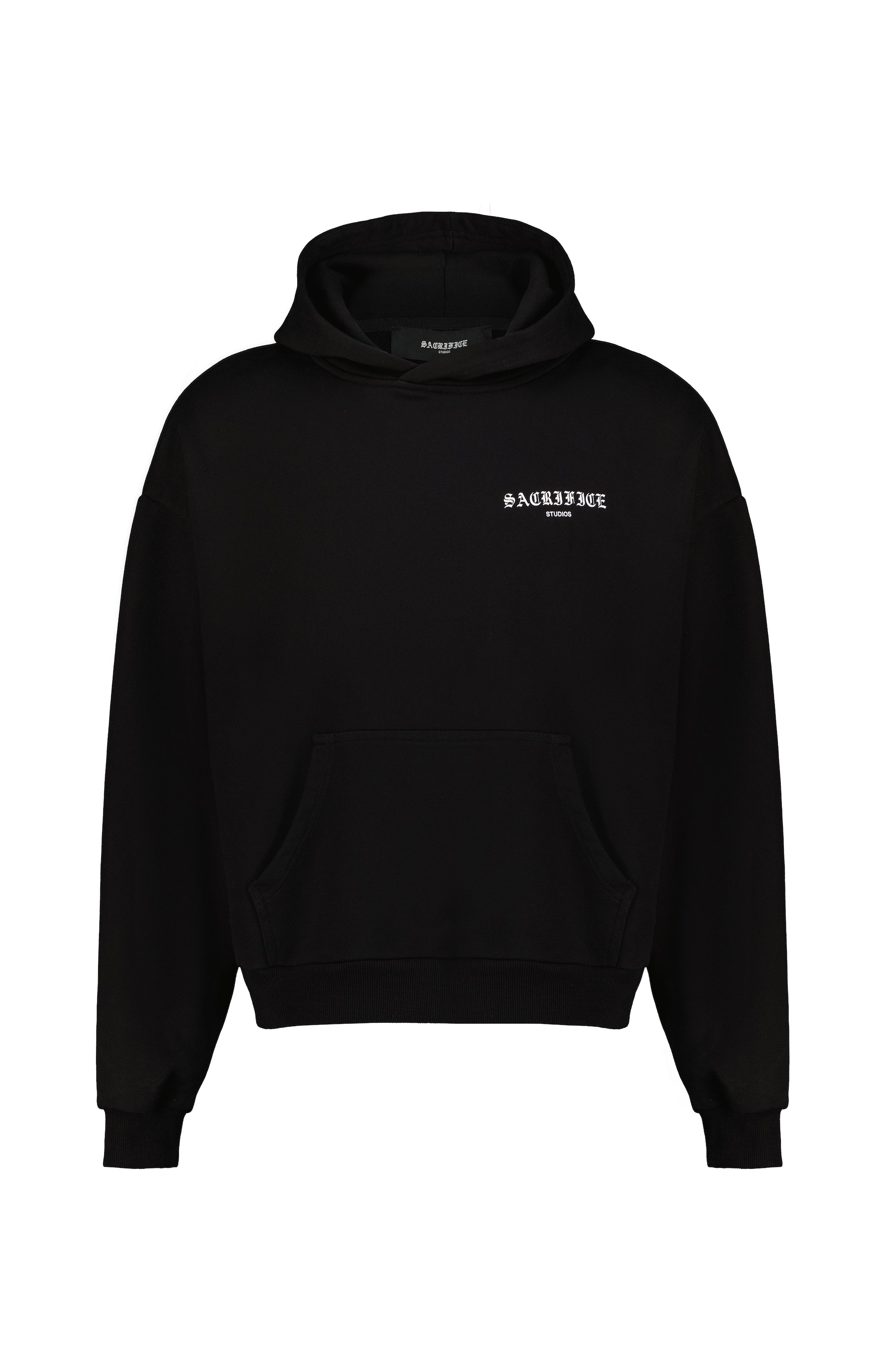 Friends & Family Heavyweight Oversized Hoodie - Black – Sacrifice