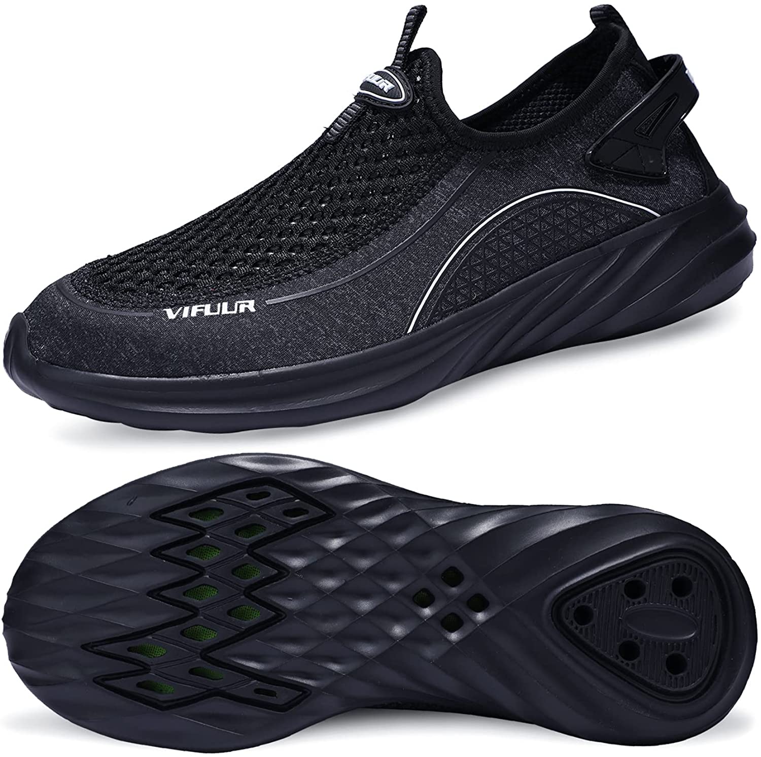 Vifuur Water Shoes Aqua Barefoot Athletic Sports Shoes for Beach Surf ...