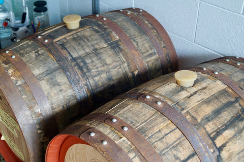 American oak barrels