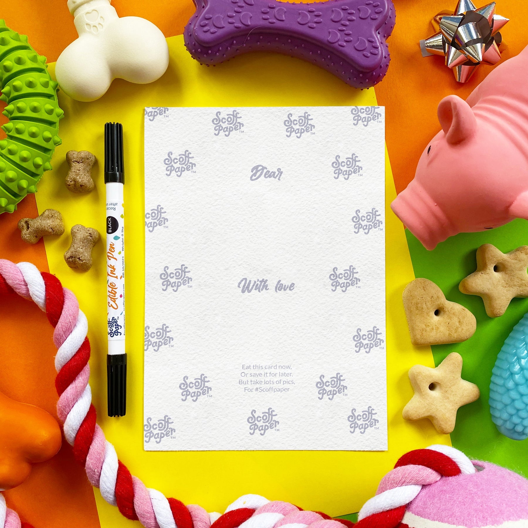 Scoff Paper Edible Birthday Cards Edible Ink Pen