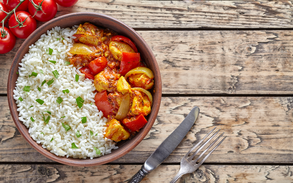 Chicken and vegetable curry