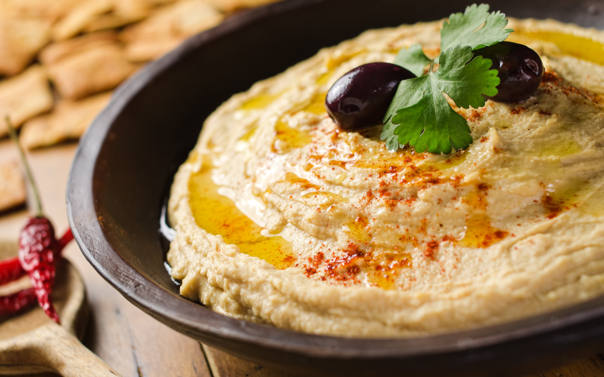 Bowl of hummus