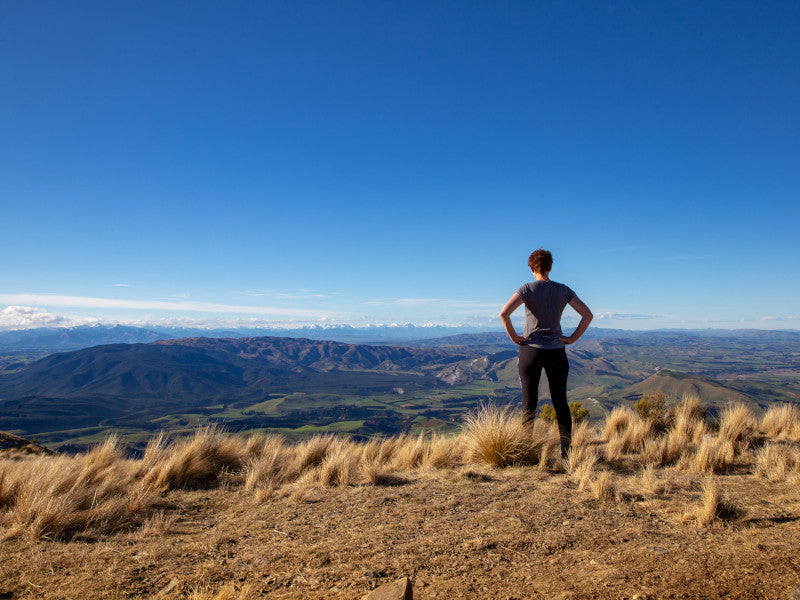 Woman hiking