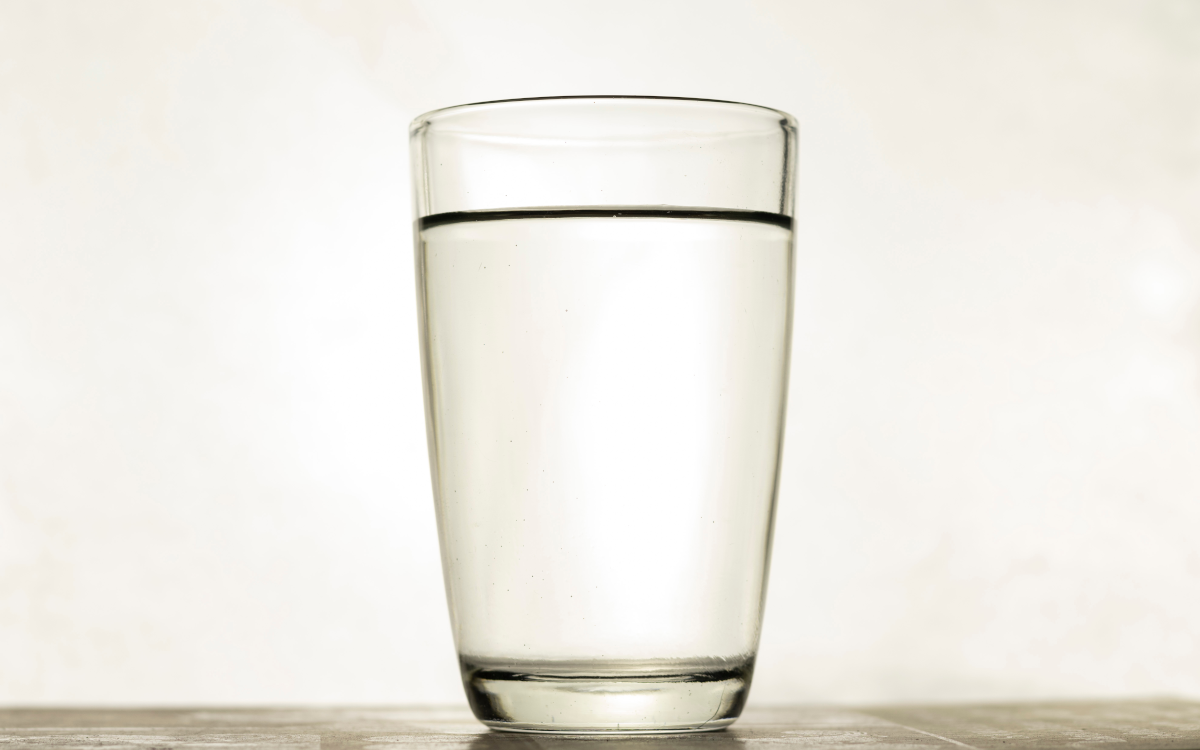 glass of water