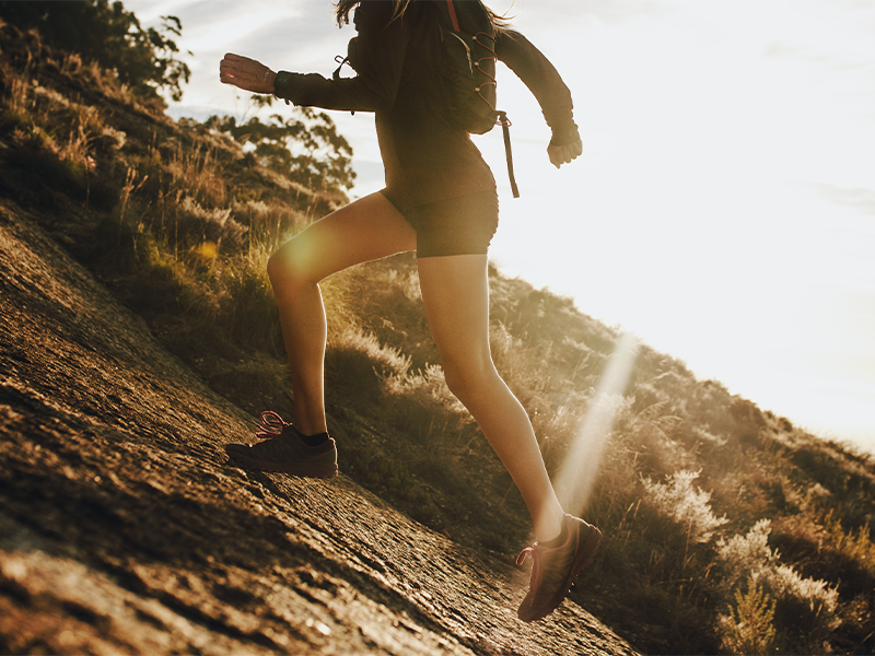 Woman running