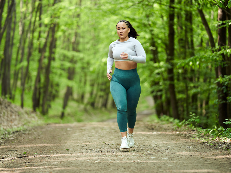 Woman running