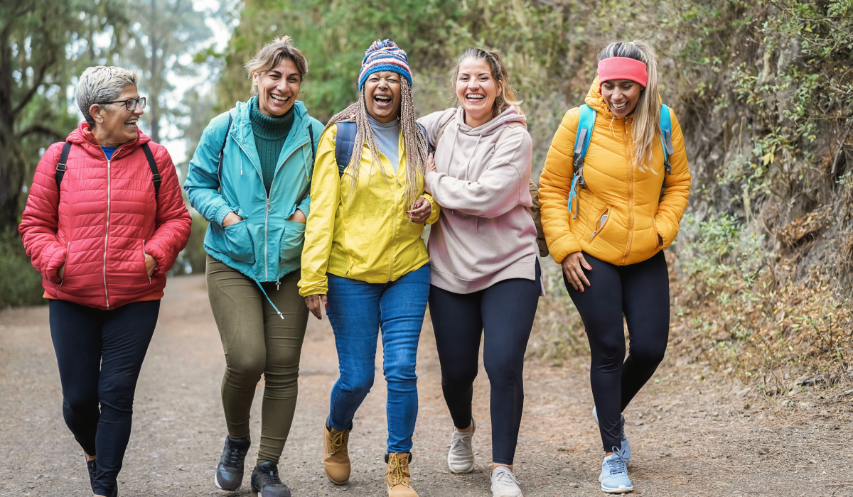 group walking