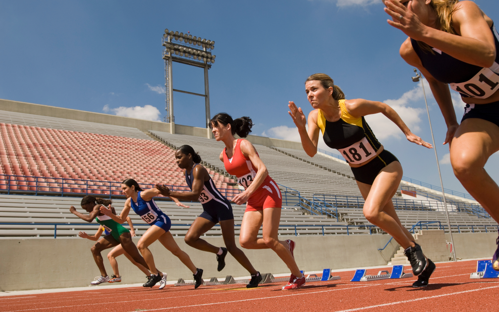 Track and field athletes