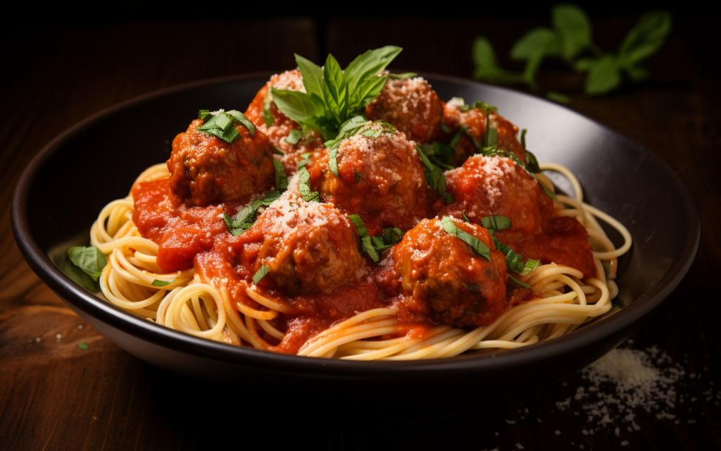 Turkey meatballs and pasta