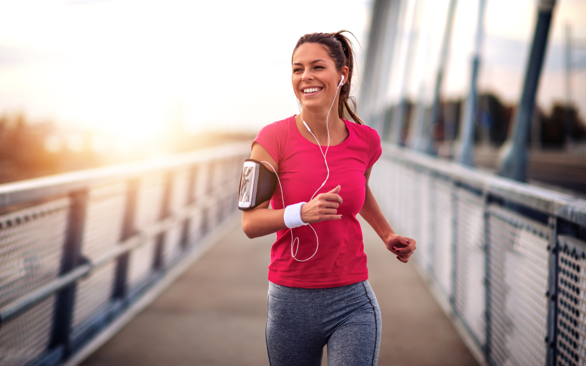 Woman exercising