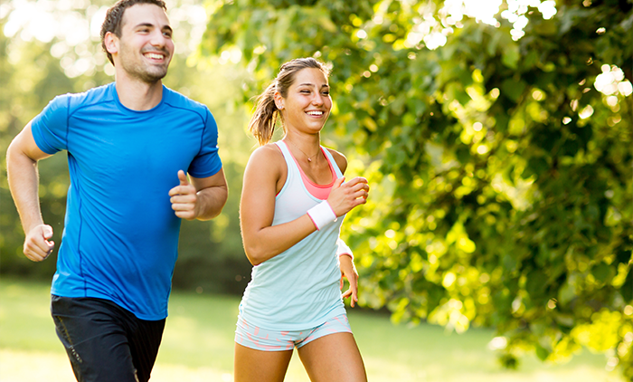 Running to improve gut health