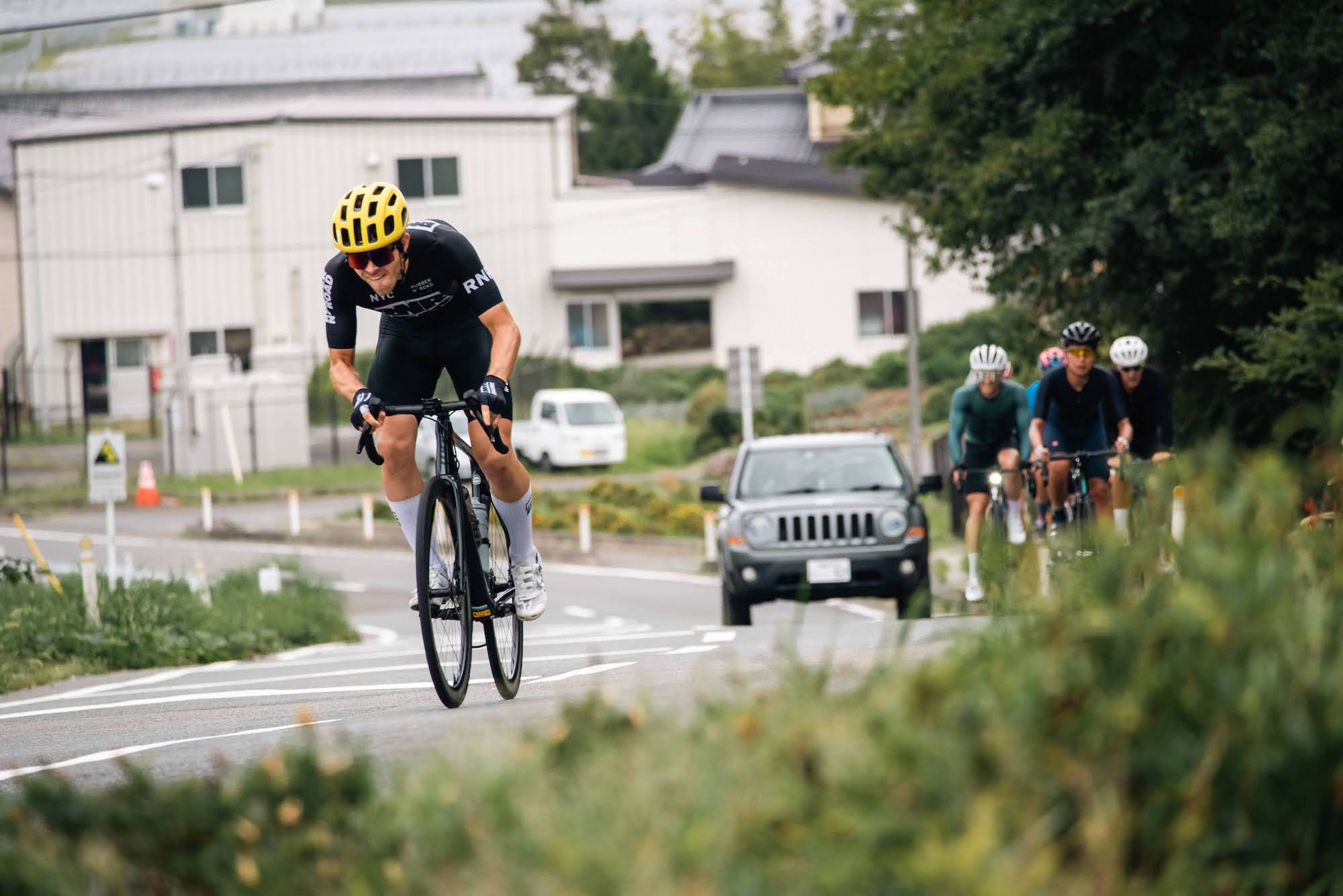 Vlad Cycling in Japan in the RNRNYC™ Impact Jersey